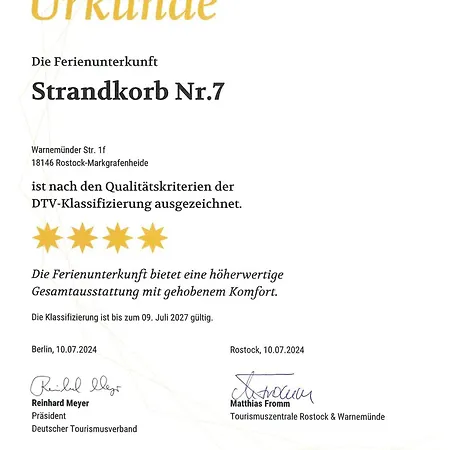 Strandkorb Nr. 7 Markgrafenheide